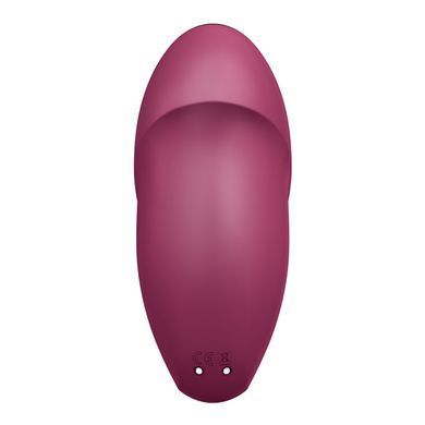 Вібростимулятор-пульсатор Satisfyer Tap & Climax 1 Red, ефект постукування пальцем, 2 мотори &mdash; купити в інтим-бутику EroticToys