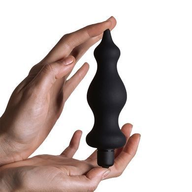 Замовити анонімно: Анальна пробка з вібрацією Adrien Lastic Bullet Amuse Black, макс. діаметр 3,9 см Анальна пробка з вібрацією Adrien Lastic Bullet Amuse Black, макс. діаметр 3,9 см — купити в інтим-бутику EroticToys