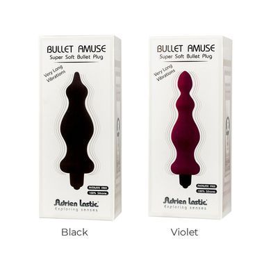 Замовити анонімно: Анальна пробка з вібрацією Adrien Lastic Bullet Amuse Black, макс. діаметр 3,9 см Анальна пробка з вібрацією Adrien Lastic Bullet Amuse Black, макс. діаметр 3,9 см — купити в інтим-бутику EroticToys
