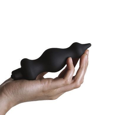 Замовити анонімно: Анальна пробка з вібрацією Adrien Lastic Bullet Amuse Black, макс. діаметр 3,9 см Анальна пробка з вібрацією Adrien Lastic Bullet Amuse Black, макс. діаметр 3,9 см — купити в інтим-бутику EroticToys