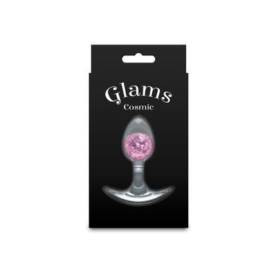 Анальна пробка NS Novelties Cosmic Glams - Small - Pink &mdash; купити в інтим-бутику EroticToys