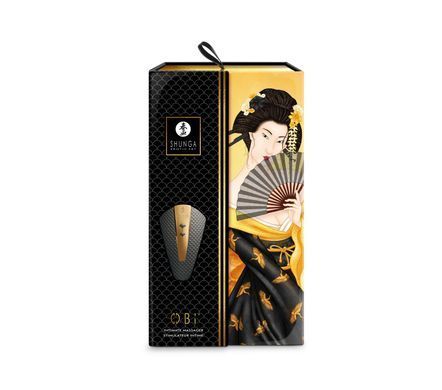 Кліторальний вібратор Shunga Obi Black &mdash; купити в інтим-бутику EroticToys