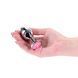 Анальна пробка NS Novelties Rear Assets - Silver - Medium - Pink Gem в інтим-бутику EroticToys