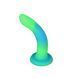 Фалоімітатор, що світиться в темряві, ADDICTION Rave 8&Prime;, Glow in the Dark Dildo Blue Green, 20,3 см в інтим-бутику EroticToys