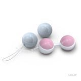 Замовити анонімно: Набір вагінальних кульок LELO Beads Mini, діаметр 2,9 см, змінне навантаження, 2х28 та 2х37 г