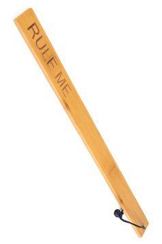 Падл Fetish Tentation &mdash; Paddle Rule Me Bamboo, упакований у ПЕ пакет &mdash; купити в інтим-бутику EroticToys