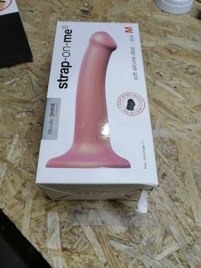 Насадка для страпону Strap-On-Me Mono Density Dildo Rose M (м'ята упаковка!!!) &mdash; купити в інтим-бутику EroticToys