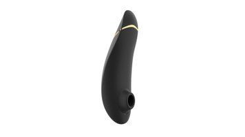 Вакуумний кліторальний стимулятор Womanizer Premium 2 - Black, функції Autopilot та Smart Silence &mdash; купити в інтим-бутику EroticToys