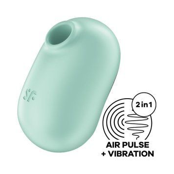 Вакуумний стимулятор із вібрацією Satisfyer Pro To Go 2 Mint &mdash; купити в інтим-бутику EroticToys