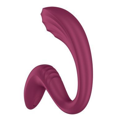 Вагінально-кліторальний вібратор Satisfyer G for Goddess 3 Wine Red (м'яте паковання!!!) &mdash; купити в інтим-бутику EroticToys