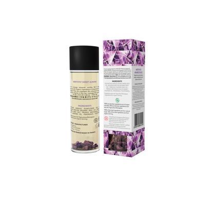 Масажна олія EXSENS Amethyst Sweet Almond (розслаблювальна, з аметистом) 100мл, натуральна &mdash; купити в інтим-бутику EroticToys