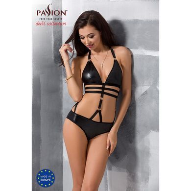 Боді монокіні під латекс Passion Exclusive LAMIS BODY XXL/XXXL, black &mdash; купити в інтим-бутику EroticToys