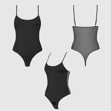 Боді з фіксацією дилдо Strap-On-Me Harness Body Signature &ndash; XL &ndash; Black &mdash; купити в інтим-бутику EroticToys