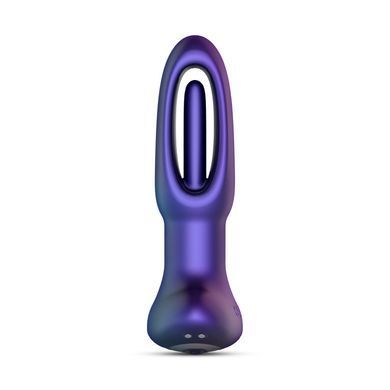 Анальна пробка з віброязичком Hueman - Voyager Butt Plug With Tapping &mdash; купити в інтим-бутику EroticToys