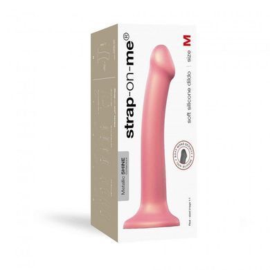 Насадка для страпону Strap-On-Me Mono Density Dildo Rose M (м'ята упаковка!!!) &mdash; купити в інтим-бутику EroticToys