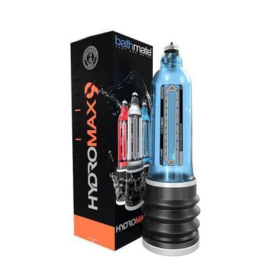 Гідропомпа Bathmate Hydromax 9 Blue, для члена довжиною від 18 до 23см, діаметр до 5,5 см &mdash; купити в інтим-бутику EroticToys