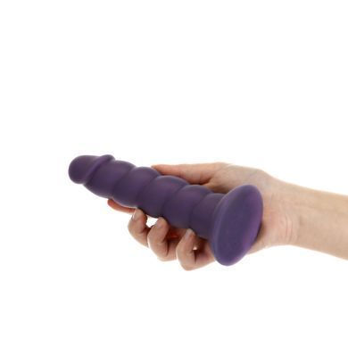 Фалоімітатор Fantasy by Addiction Unicorn Dildo 7&rdquo; Purple, віброкуля в подарунок &mdash; купити в інтим-бутику EroticToys