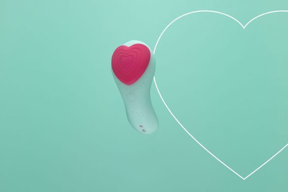 Вібратор у трусики FairyGasm HeartGem green, на магніті, пульт ДК &mdash; купити в інтим-бутику EroticToys
