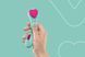 Вібратор у трусики FairyGasm HeartGem green, на магніті, пульт ДК в інтим-бутику EroticToys