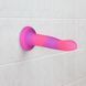 Фалоімітатор, що світиться в темряві, ADDICTION Rave 8&Prime;, Glow in the Dark Dildo Pink Purple, 20,3 см в інтим-бутику EroticToys