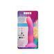 Фалоімітатор, що світиться в темряві, ADDICTION Rave 8&Prime;, Glow in the Dark Dildo Pink Purple, 20,3 см в інтим-бутику EroticToys