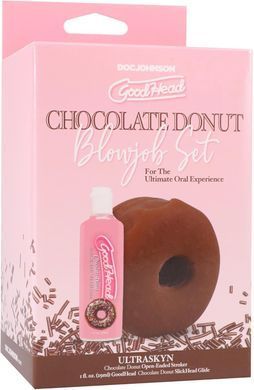Набір для мінету Doc Johnson GoodHead Chocolate Donut Blowjob Set &mdash; купити в інтим-бутику EroticToys