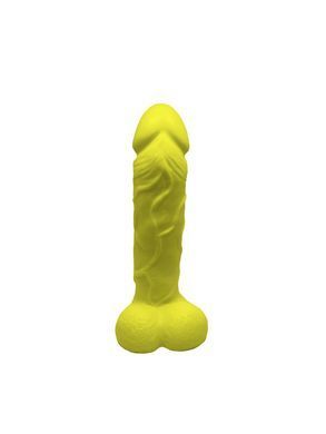 Крафтове мило-член із присоскою Чистий Кайф Yellow size L, натуральне &mdash; купити в інтим-бутику EroticToys