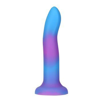 Фалоімітатор, що світиться в темряві, ADDICTION Rave 8&Prime; Glow in the Dark Dildo Blue Purple, 20,3 см &mdash; купити в інтим-бутику EroticToys