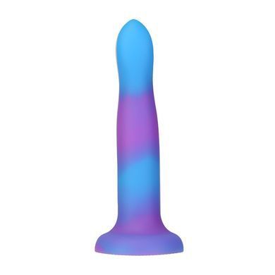 Фалоімітатор, що світиться в темряві, ADDICTION Rave 8&Prime; Glow in the Dark Dildo Blue Purple, 20,3 см &mdash; купити в інтим-бутику EroticToys