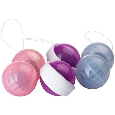 Набір вагінальних кульок LELO Beads Plus, діаметр 3,5 см, змінне навантаження 2х28, 2х37 та 2х60 г &mdash; купити в інтим-бутику EroticToys