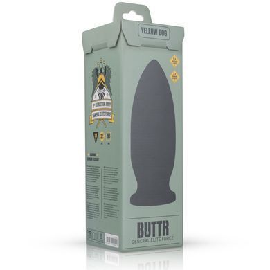 Анальна пробка BUTTR - Yellow Dog Butt Plug &mdash; купити в інтим-бутику EroticToys