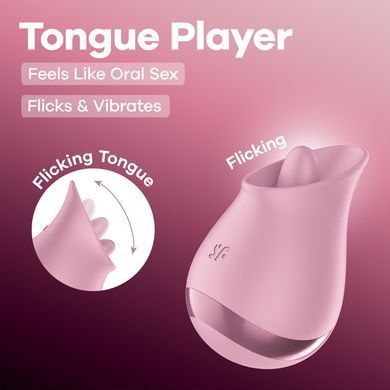 Вібростимулятор для клітора Satisfyer Tongue Player з язичком &mdash; купити в інтим-бутику EroticToys