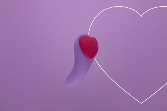 Вібратор у трусики FairyGasm HeartGem violet, на магніті, пульт ДК &mdash; купити в інтим-бутику EroticToys