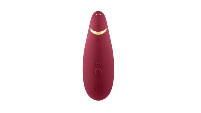 Вакуумний кліторальний стимулятор Womanizer Premium 2 - Bordeaux, функції Autopilot та Smart Silence &mdash; купити в інтим-бутику EroticToys