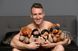 Плюшевий ведмедик HOODED Teddy Bear БДСМ у шкіряному капюшоні з повідцем, 23x16x12 см в інтим-бутику EroticToys