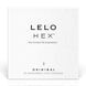 Презервативи LELO HEX Condoms Original 3 Pack (м'ята упаковка!!!)