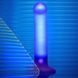 Дилдо, що світиться Strap-On-Me Glow-LED Dildo Purple - M в інтим-бутику EroticToys