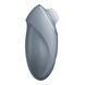 Вібростимулятор-пульсатор Satisfyer Tap & Climax 1 Bluegrey, ефект постукування пальцем, 2 мотори в інтим-бутику EroticToys