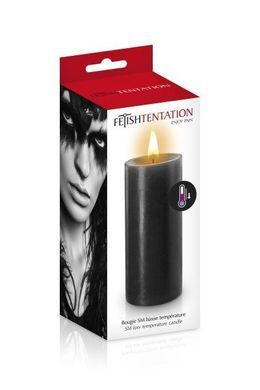 БДСМ-свічка низькотемпературна Fetish Tentation SM Low Temperature Candle Black &mdash; купити в інтим-бутику EroticToys
