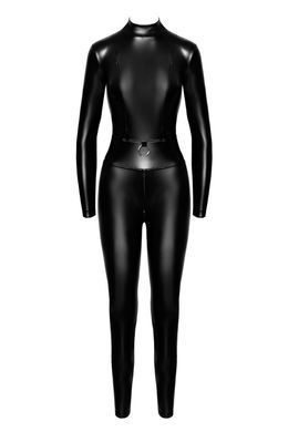 Комбінезон Noir Handmade F319 Caged, XL, під латекс, довгий рукав, з доступом, кільце на поясі &mdash; купити в інтим-бутику EroticToys