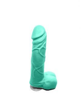 Крафтове мило-член із присоскою Чистий Кайф Turquoise size M, натуральне &mdash; купити в інтим-бутику EroticToys