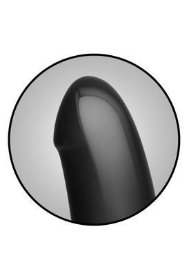 Анальний плаг з ділдо Doc Johnson Kink - Dual Density SECONDSKYN Fuck Plug - Black &mdash; купити в інтим-бутику EroticToys