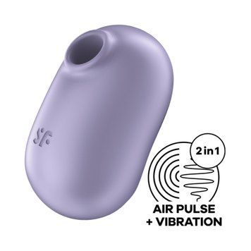 Вакуумний стимулятор із вібрацією Satisfyer Pro To Go 2 Violet &mdash; купити в інтим-бутику EroticToys