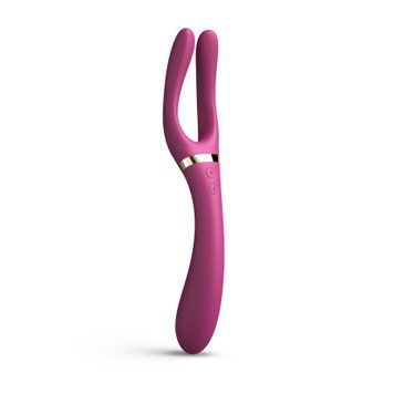 Вібратор-стимулятор Dorcel INFINITE JOY PLUM, багатофункціональний, унісекс &mdash; купити в інтим-бутику EroticToys