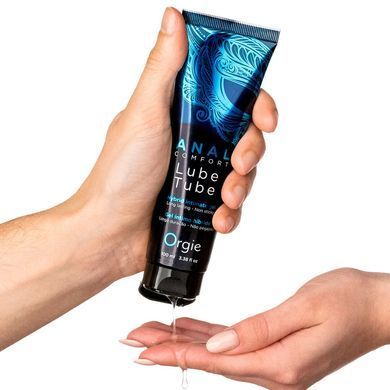 Анальна змазка Orgie Lube Tube Anal Comfort, 100 мл, водна основа, імітація силікону &mdash; купити в інтим-бутику EroticToys