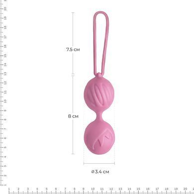 Вагінальні кульки Adrien Lastic Geisha Lastic Balls Mini Pink (S), діаметр 3,4 см, маса 85 г &mdash; купити в інтим-бутику EroticToys