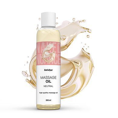 Розпродаж!!! Масажна олія Satisfyer Massage Oil Neutral 250 мл (термін 30.04.2027) &mdash; купити в інтим-бутику EroticToys