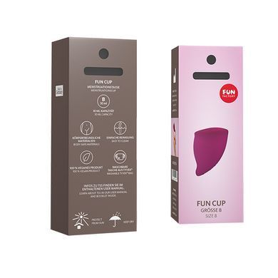 Менструальна чаша Fun Factory FUN CUP SIZE B (м'ята упаковка!!!) &mdash; купити в інтим-бутику EroticToys