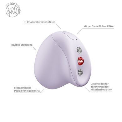 Вакуумний стимулятор Fun Factory MEA Purple, унікальні режими, функція посторгазм &mdash; купити в інтим-бутику EroticToys