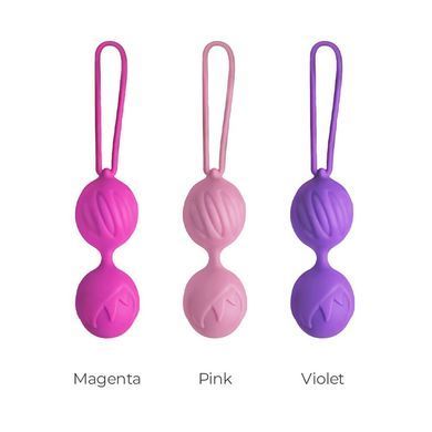 Вагінальні кульки Adrien Lastic Geisha Lastic Balls Mini Pink (S), діаметр 3,4 см, маса 85 г &mdash; купити в інтим-бутику EroticToys